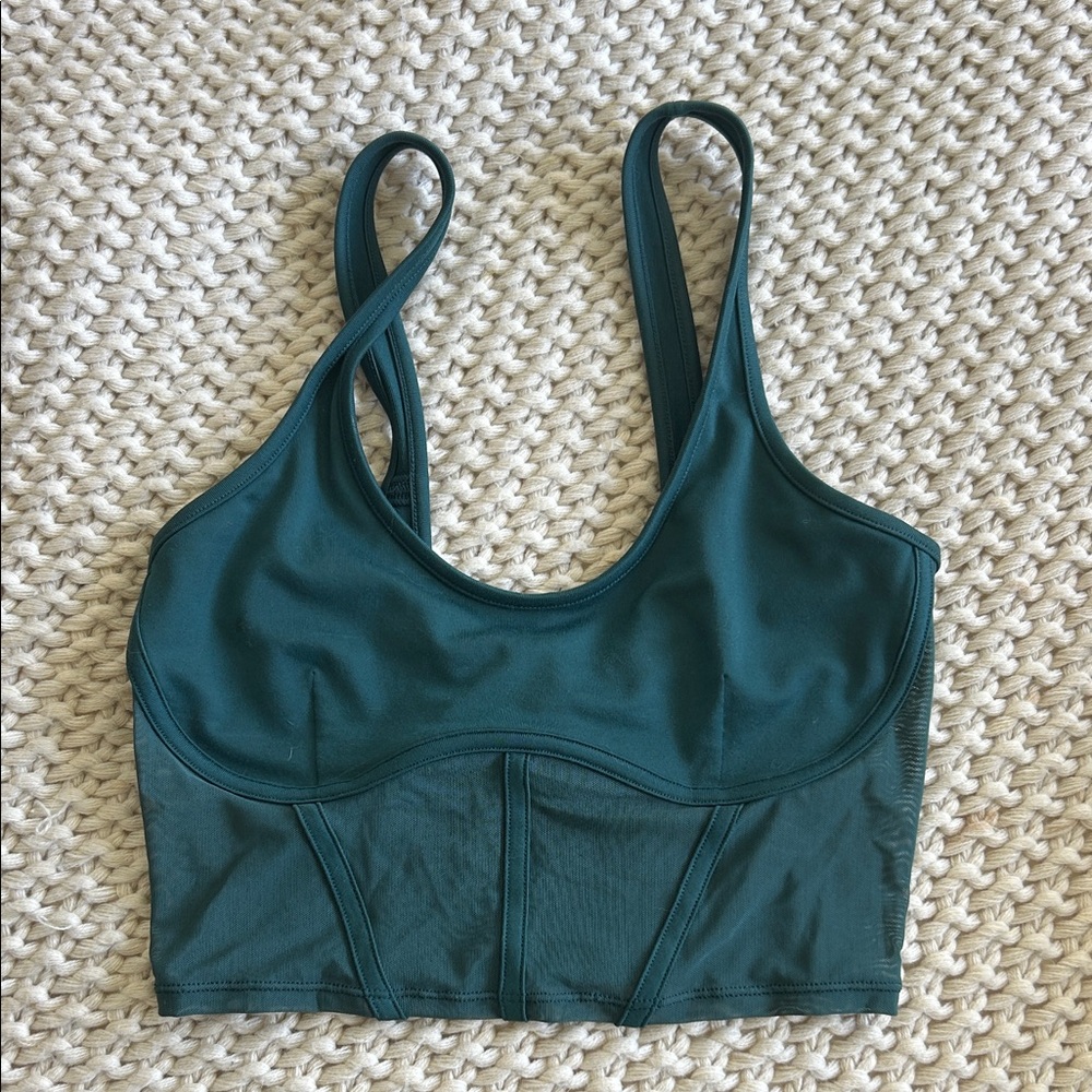 Alo Airbush Mesh Corset Tank